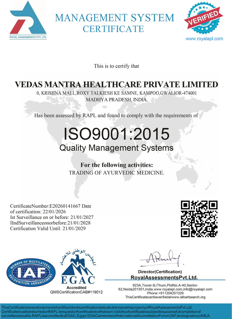 ISO certificate