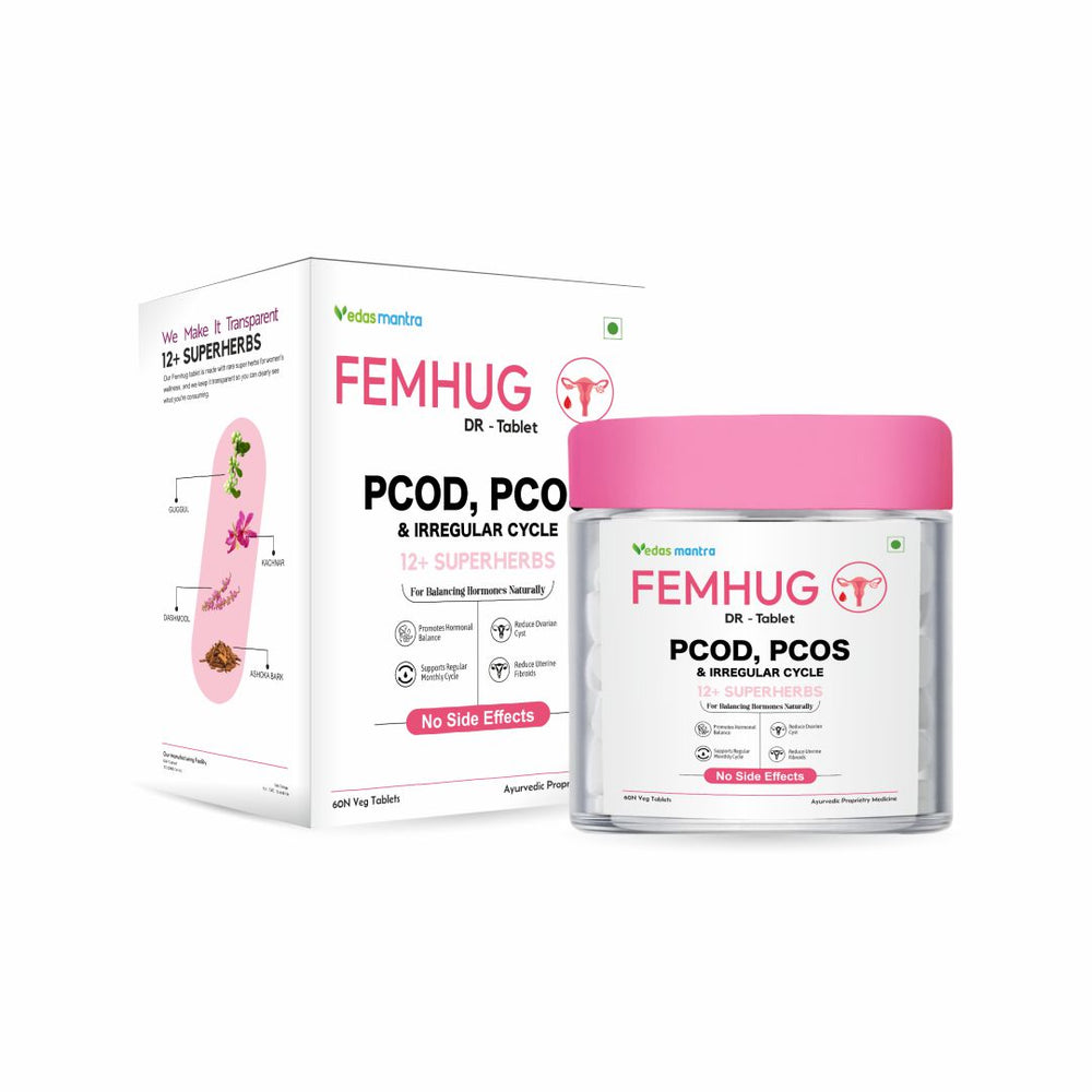 Femhug Tablet for Female Wellness (Free Consultation + Free diet Plan)