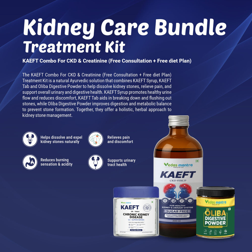 KAEFT Combo For CKD & Creatinine (Free Consultation + Free diet Plan)