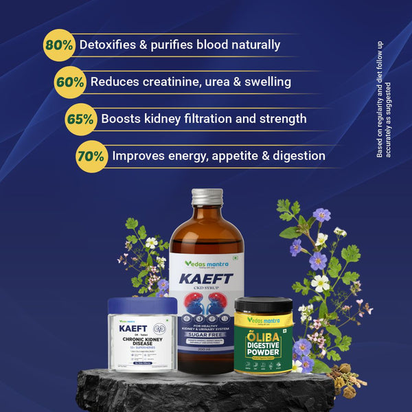 KAEFT Combo For CKD & Creatinine (Free Consultation + Free diet Plan)