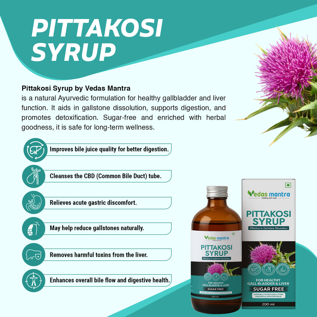 Pittakosi syrup for Gall Bladder  (Free Consultation + Free diet Plan)