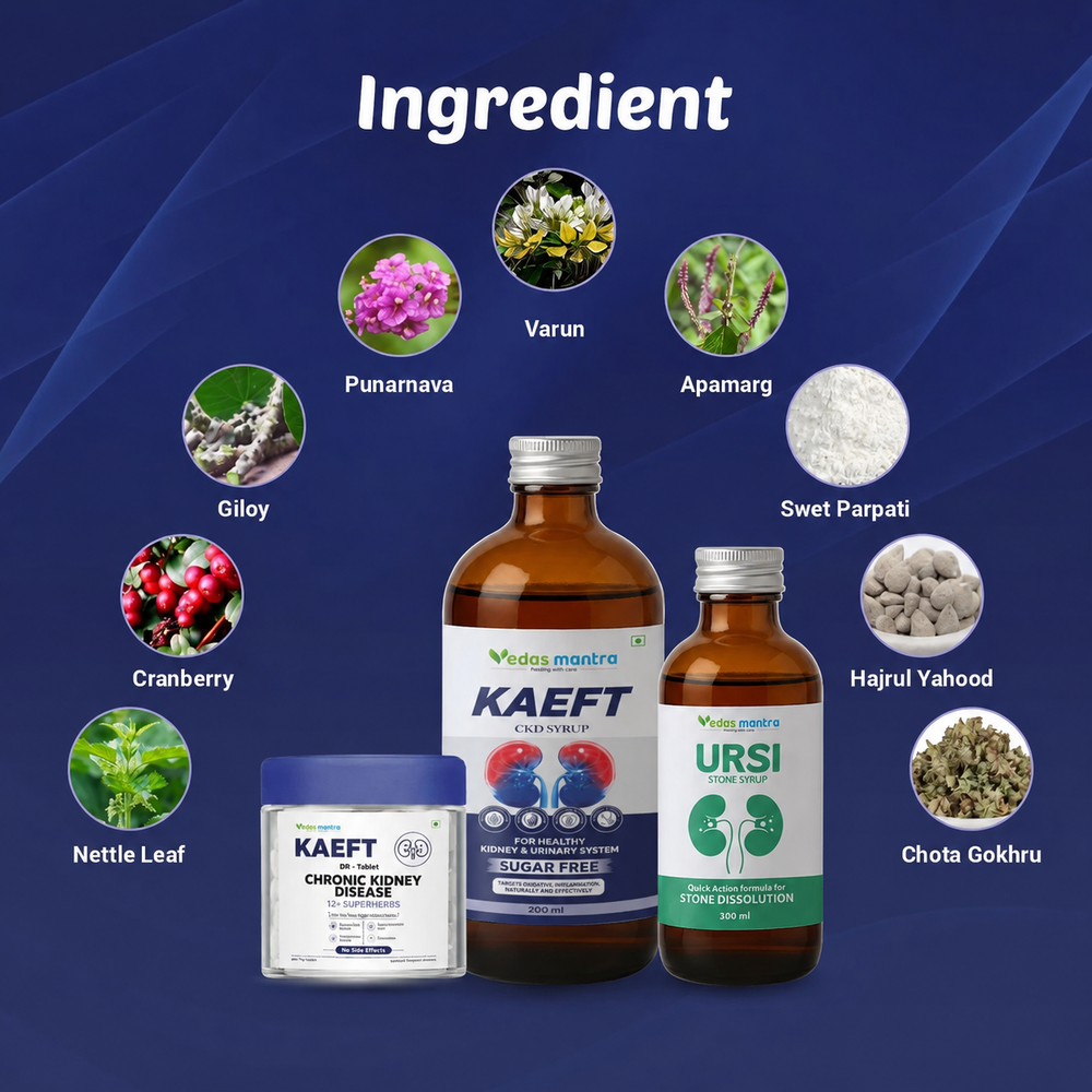 CREATININE TREATMENT KIT  KAEFT TAB+KAEFT SYRUP+URSI SYRUP