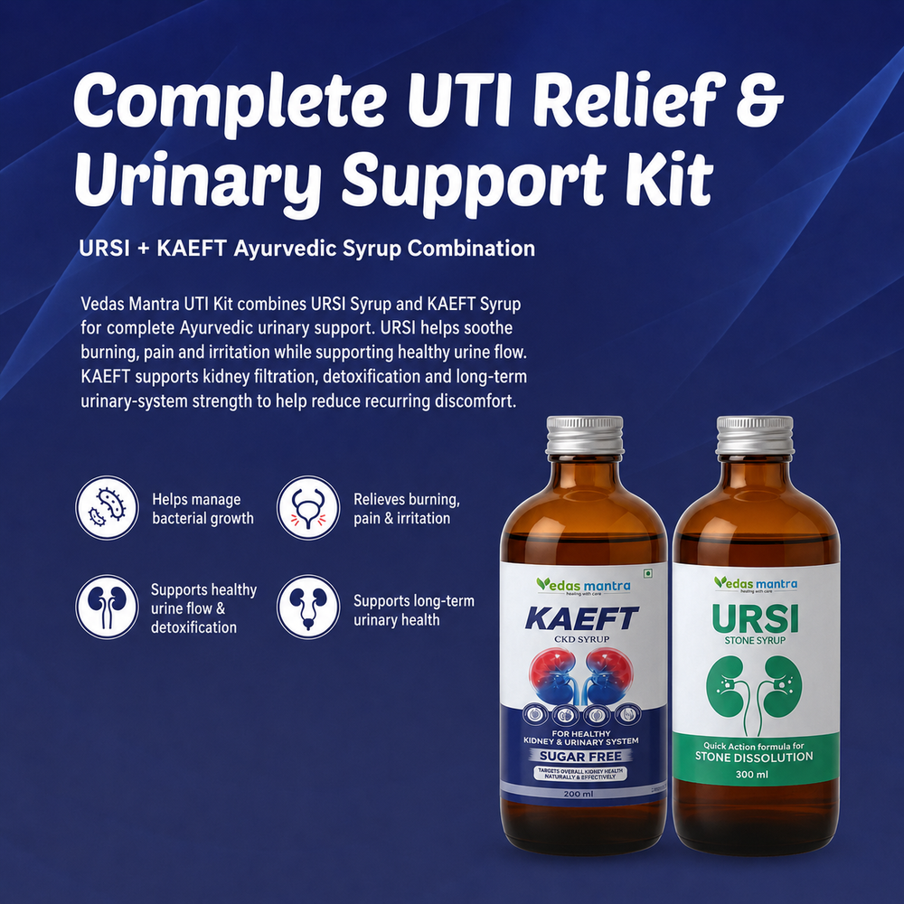 UTI TREATMENT KIT - URSI SYRUP+KAEFT SYRUP  (Free Consultation + Free diet Plan)