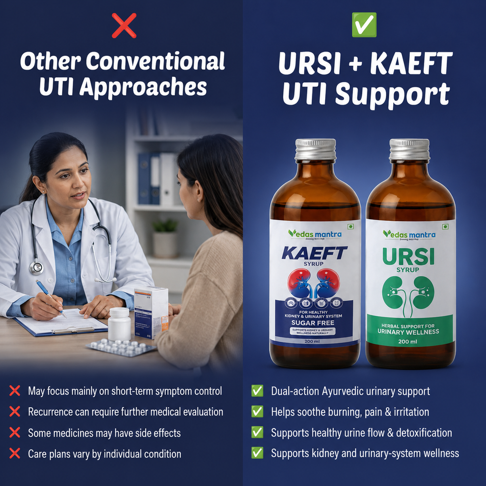 UTI TREATMENT KIT - URSI SYRUP+KAEFT SYRUP  (Free Consultation + Free diet Plan)